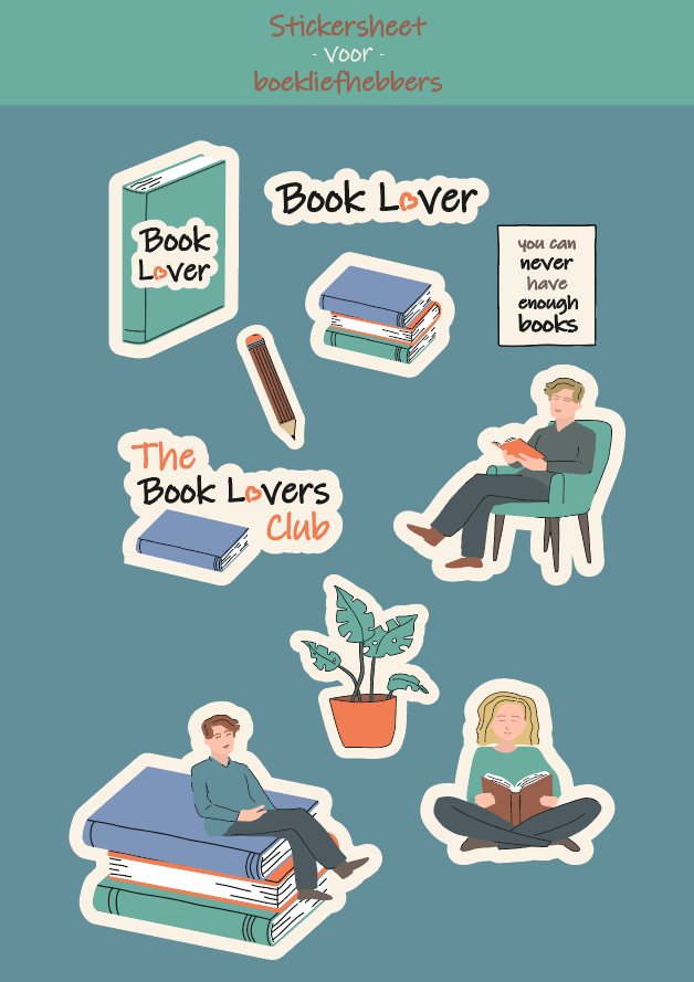 Book Illustrations - Stickers - Afbeelding 2
